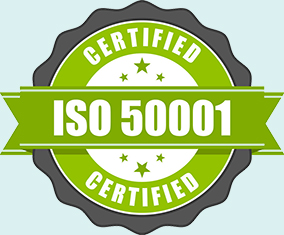 ISO 50001 accredited & compliant 