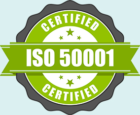 ISO 50001 accredited & compliant 