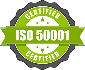 ISO 50001 accredited and compliant